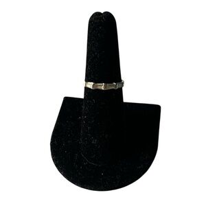 Kohl's 925 Sterling Silver Horizontal Zerconia Link Band